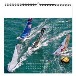 Calendrier personnalisable fabriqué en France 7 feuillets Voile Sportive grand format