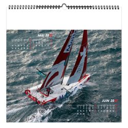 Calendrier personnalisable fabriqué en France 7 feuillets Voile Sportive grand format