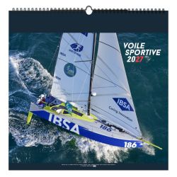 Calendrier personnalisable fabriqué en France 7 feuillets Voile Sportive grand format