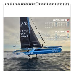 Calendrier personnalisable fabriqué en France 7 feuillets Voile Sportive grand format