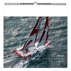 Calendrier publicitaire fabriqué en France 7 feuillets Voile Sportive petit format