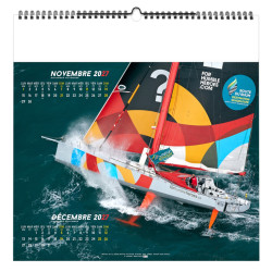 Calendrier publicitaire fabriqué en France 7 feuillets Voile Sportive petit format
