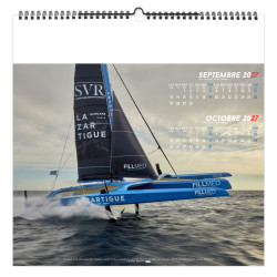 Calendrier publicitaire fabriqué en France 7 feuillets Voile Sportive petit format