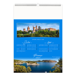 Calendrier personnalisable 7 feuillets Paysage de France