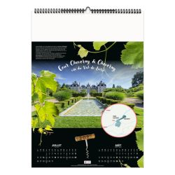 Calendrier personnalisable fabriqué en France 7 feuillets Petites appellations viticoles de France
