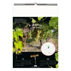 Calendrier personnalisable fabriqué en France 7 feuillets Petites appellations viticoles de France