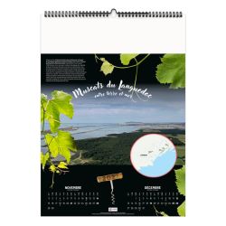 Calendrier personnalisable fabriqué en France 7 feuillets Petites appellations viticoles de France