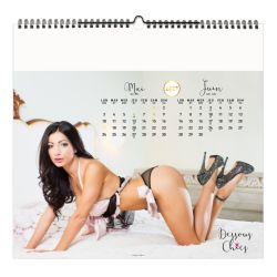 Calendrier personnalisable fabriqué en France 7 feuillets Dessous Chics grand format