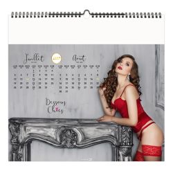 Calendrier personnalisable fabriqué en France 6 et 7 feuillets Dessous Chics petit format