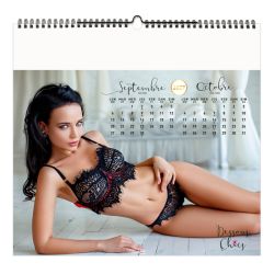 Calendrier personnalisable fabriqué en France 6 et 7 feuillets Dessous Chics petit format