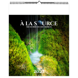 Calendrier publicitaire 7 feuillets Cascades petit format