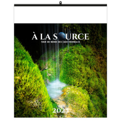 Calendrier publicitaire 7 feuillets Cascades petit format