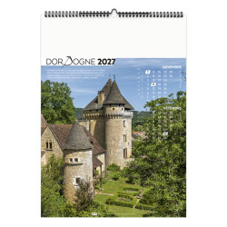 Calendrier personnalisable 6 ou 7 feuillets Patrimoine de France