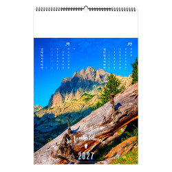 Calendrier publicitaire fabriqué en France 7 feuillets Bienvenue en Corse grand format