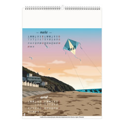 Calendrier 7 feuillets personnalisable Tour de France Vintage