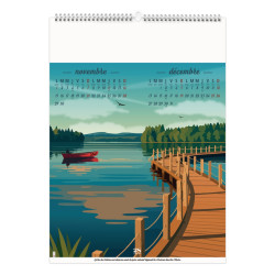 Calendrier 7 feuillets personnalisable Tour de France Vintage