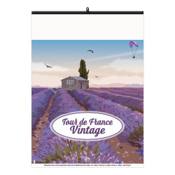 Calendrier 7 feuillets personnalisable Tour de France Vintage