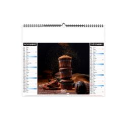 Calendrier économique publicitaire fabriqué en France 6 feuillets Recettes
