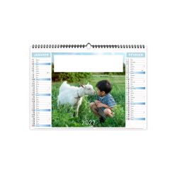 Calendrier économique publicitaire fabriqué en France 6 feuillets Copains