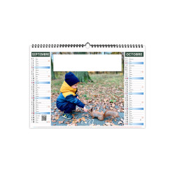Calendrier économique publicitaire fabriqué en France 6 feuillets Copains