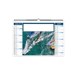 Calendrier économique publicitaire fabriqué en France 6 feuillets Tribord