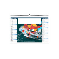 Calendrier économique publicitaire fabriqué en France 6 feuillets Tribord