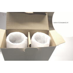 Set publicitaire de 2 verres à vin 400 ml