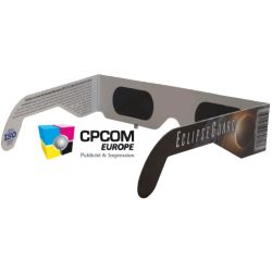 Lunettes publicitaires pour éclipse solaire personnalisables norme CE Fabriquée en Europe