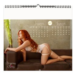 Calendrier économique publicitaire fabriqué en France 6 feuillets Push Up