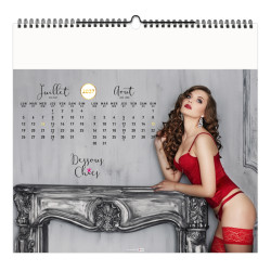 Calendrier économique publicitaire fabriqué en France 6 feuillets Push Up