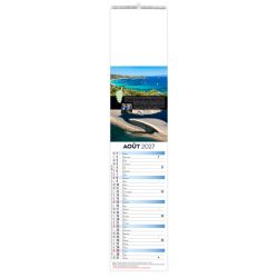 Calendrier personnalisable fabriqué en France 12 feuillets Île