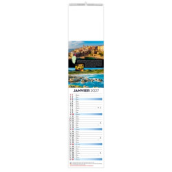 Calendrier personnalisable fabriqué en France 12 feuillets Île