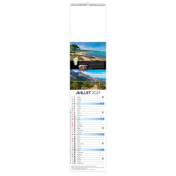 Calendrier personnalisable fabriqué en France 12 feuillets Île