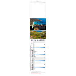 Calendrier personnalisable fabriqué en France 12 feuillets Île