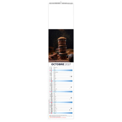 Calendrier personnalisé fabriqué en France 12 feuillets Goûts