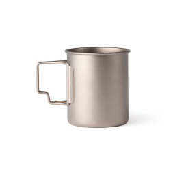 Tasse publicitaire 450 ml ultra légère en titane Nordic Drift Trail