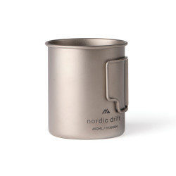 Tasse publicitaire 450 ml ultra légère en titane Nordic Drift Trail