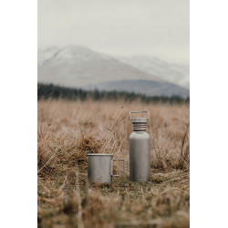 Tasse publicitaire 450 ml ultra légère en titane Nordic Drift Trail