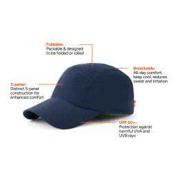 Casquette publicitaire Anti-UV UPF 50+ Nordic Drift Aero RCS