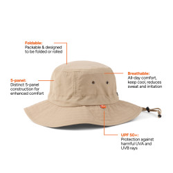 Bob publicitaire Anti-UV UPF 50+ Nordic Drift Horizon RCS