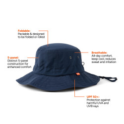 Bob publicitaire Anti-UV UPF 50+ Nordic Drift Horizon RCS