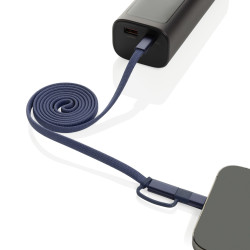Câble publicitaire magnétique 60W 2 en 1 Arc en PET RCS