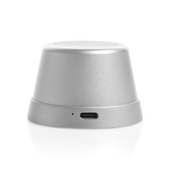 Haut-parleur publicitaire magnétique 5W en aluminium recyclé RCS Nivio
