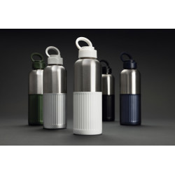 Bouteille publicitaire d'eau étanche 750ml en acier RCS Ripple
