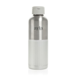 Bouteille publicitaire d'eau étanche 750ml en acier RCS Ripple