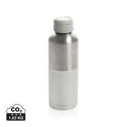 Bouteille publicitaire d'eau étanche 750ml en acier RCS Ripple