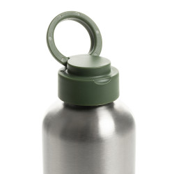 Bouteille publicitaire d'eau étanche 750ml en acier RCS Ripple