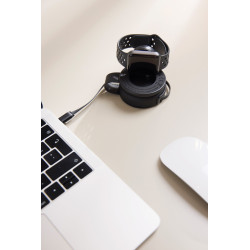 Chargeur publicitaire de voyage sans fil 2-en-1 15W VINGA Baltimore RCS
