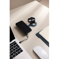 Chargeur publicitaire de voyage sans fil 2-en-1 15W VINGA Baltimore RCS