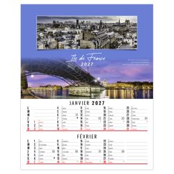 Calendrier personnalisable 6 feuillets En France